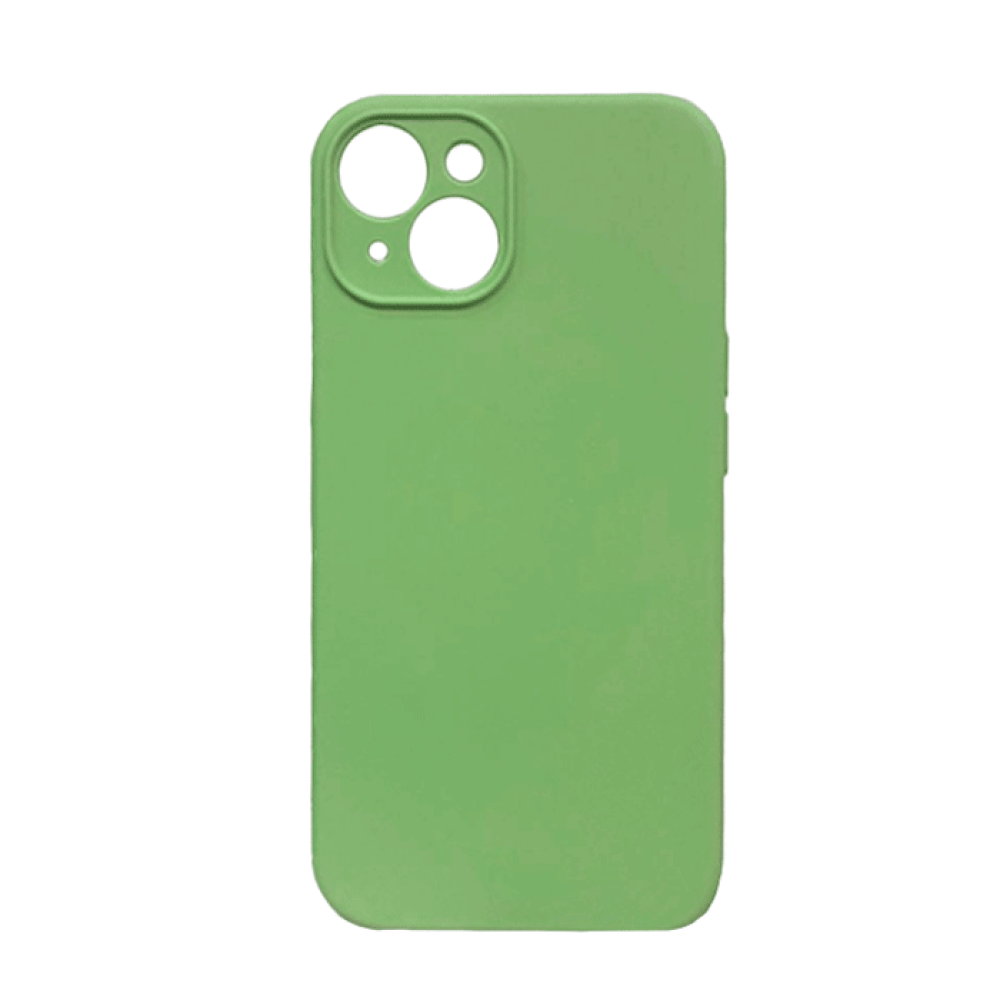 Θήκη Πλάτης Σιλικόνης Back Cover για IPhone 15 Plus - Χρώμα : Πράσινο