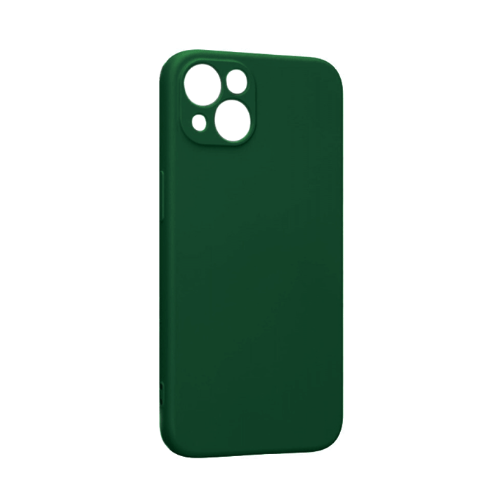 Θήκη Πλάτης Σιλικόνης Back Cover για IPhone 14 Plus - Χρώμα : Σκούρο Πράσινο
