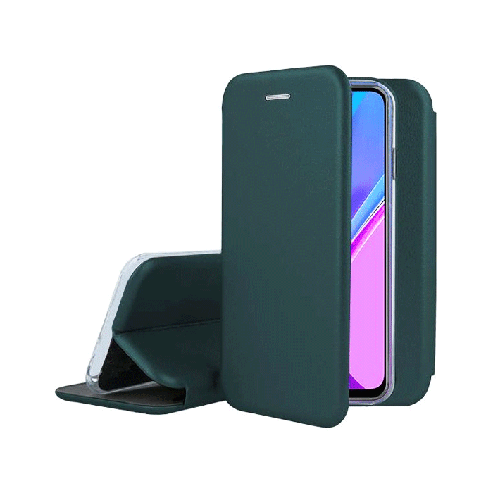 Θήκη Βιβλίο Smart Magnet Elegance Book για Samsung A23 4G / F23 / M23 / A23 5G - Χρώμα: Σκούρο Πράσινο