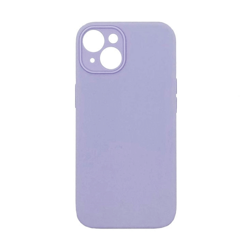 Θήκη Πλάτης Σιλικόνης Back Cover για IPhone 15 Plus - Χρώμα : Μωβ