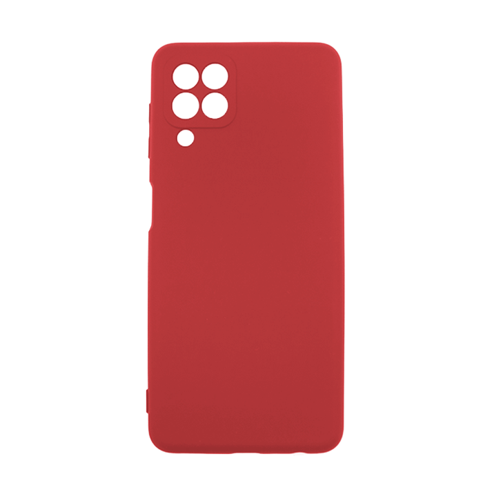 Θήκη Πλάτης Σιλικόνης Back Cover για Samsung A22 4G - Χρώμα : Κόκκινο