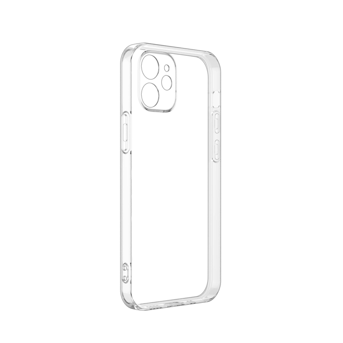 Θήκη Πλάτης Σιλικόνης TPU 1.5mm Back Cover για Iphone 12 Mini - Χρώμα : Διάφανο