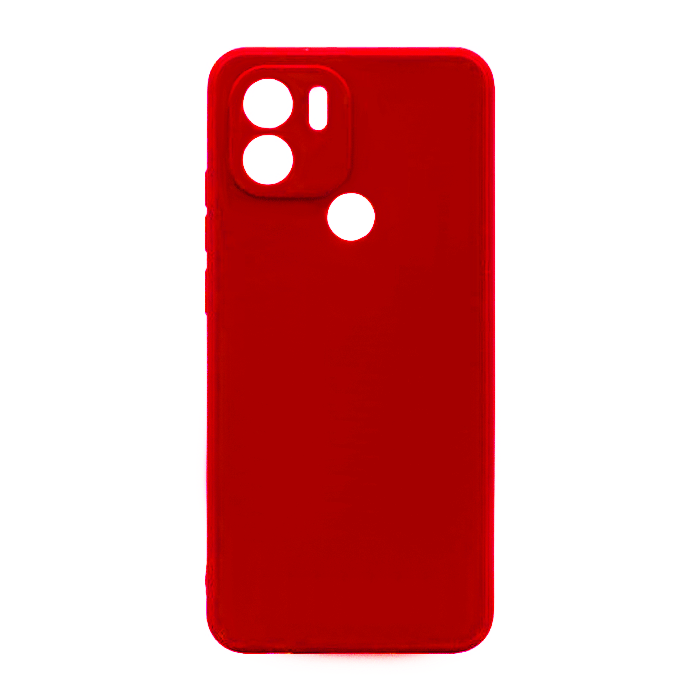 Θήκη Πλάτης Σιλικόνης Back Cover για Xiaomi Redmi A1 Plus / A2 Plus / POCO C50 Χρώμα : Κόκκινο