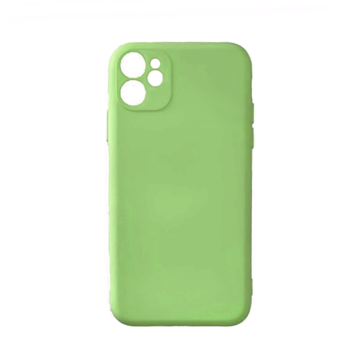 Θήκη Πλάτης Σιλικόνης Back Cover για IPhone 11 - Χρώμα : Πράσινο