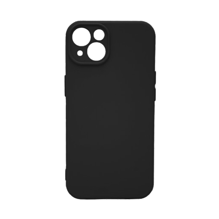 Θήκη Πλάτης Σιλικόνης Back Cover για IPhone 13 - Χρώμα : Μαυρο