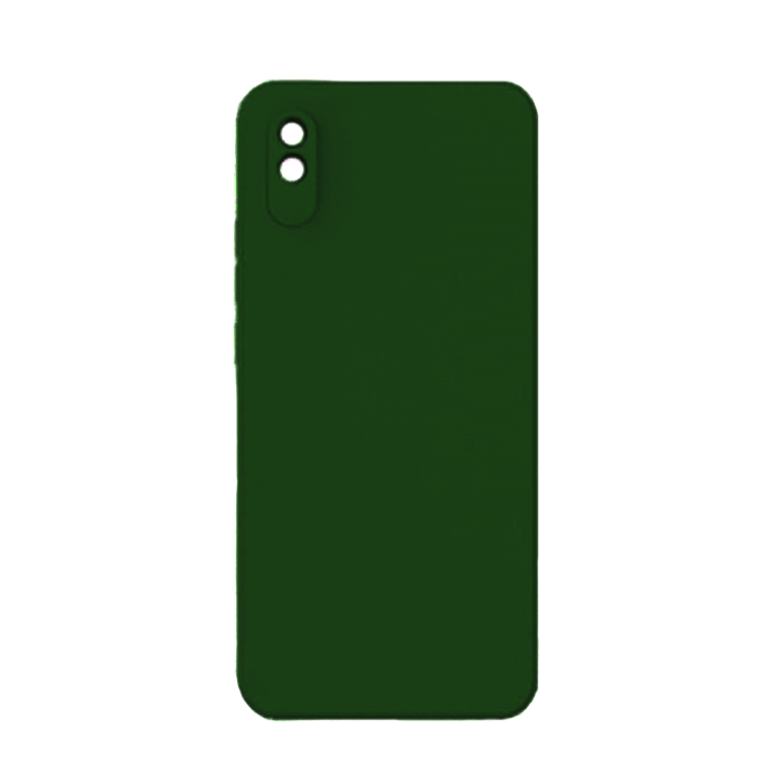 Θήκη Πλάτης Σιλικόνης Back Cover για Xiaomi Redmi 9A/ 9AT Χρώμα : Σκούρο Πράσινο