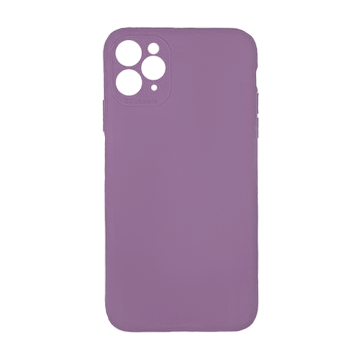 Θήκη Πλάτης Σιλικόνης Back Cover για IPhone 11 Pro - Χρώμα : Μωβ