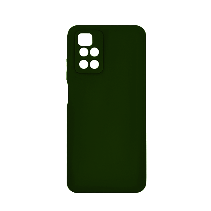 Θήκη Πλάτης Σιλικόνης Back Cover για Xiaomi Redmi 10 2022 Χρώμα : Σκούρο Πράσινο