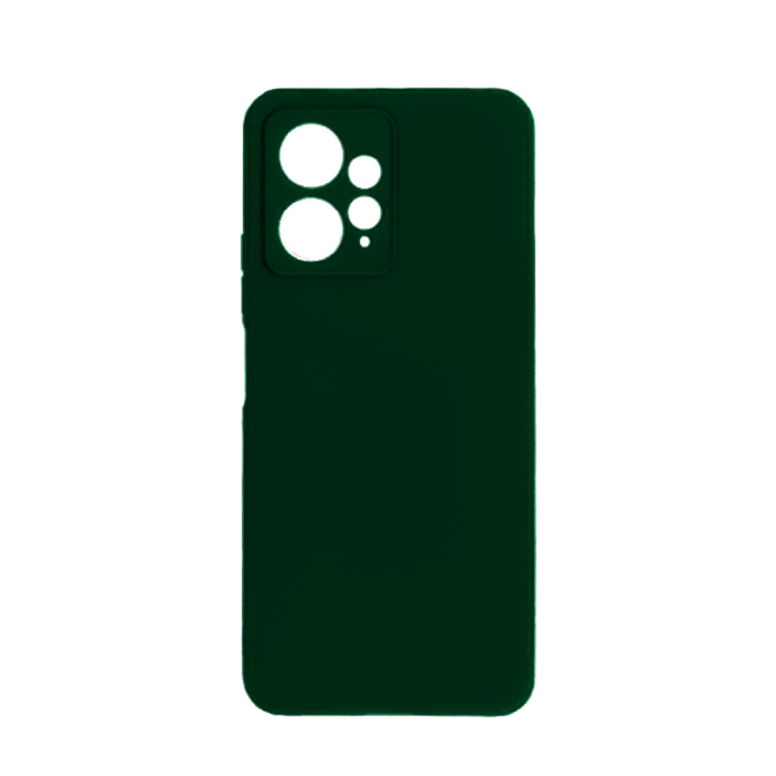 Θήκη Πλάτης Σιλικόνης Back Cover για Xiaomi Redmi Note 12 4G Χρώμα : Σκούρο Πράσινο