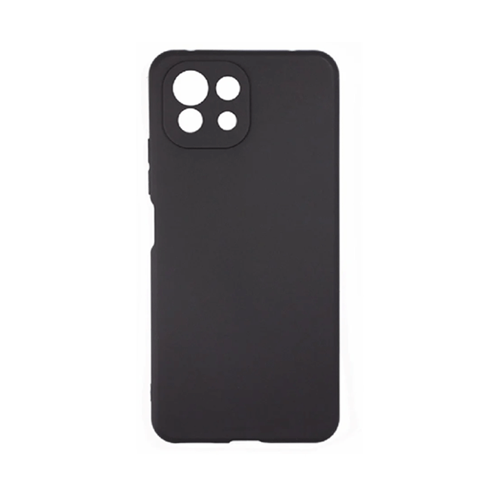 Θήκη Πλάτης Σιλικόνης TPU Back Cover για Xiaomi 11 Lite 5G Χρώμα : Μαυρο