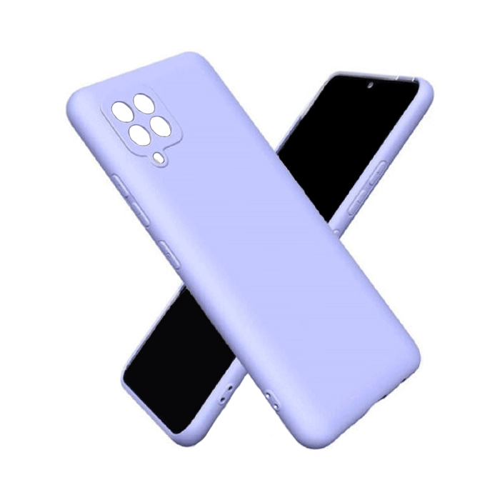Θήκη Πλάτης Σιλικόνης Back Cover για Samsung A22 4G - Χρώμα : Μωβ