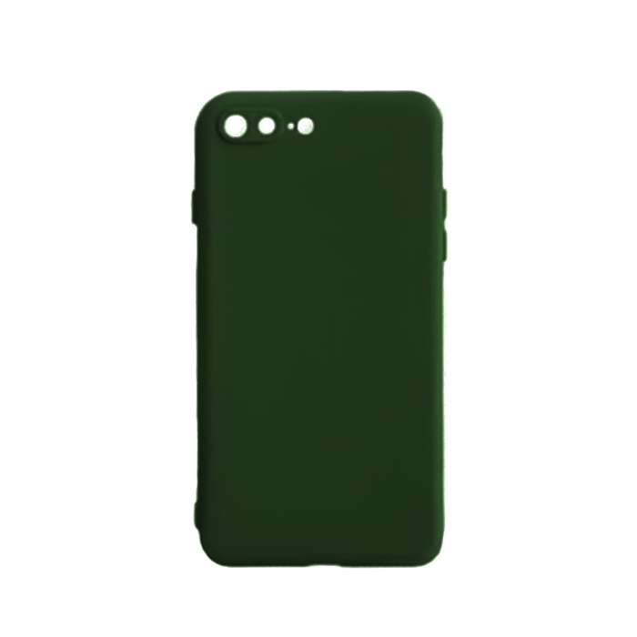 Θήκη Πλάτης Σιλικόνης TPU Back Cover για 7 Plus / 8 Plus - Χρώμα : Σκούρο Πράσινο