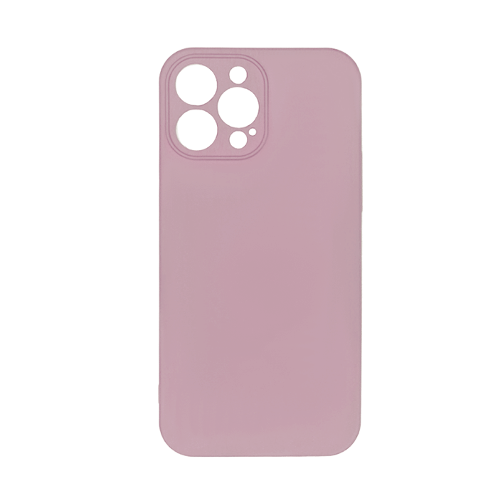 Θήκη Πλάτης Σιλικόνης Back Cover για IPhone 13 Pro - Χρώμα : Μωβ