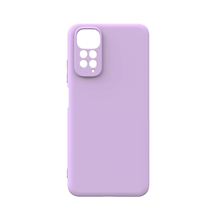 Θήκη Πλάτης Σιλικόνης Back Cover για Xiaomi Redmi Note 11 4G Χρώμα : Μωβ
