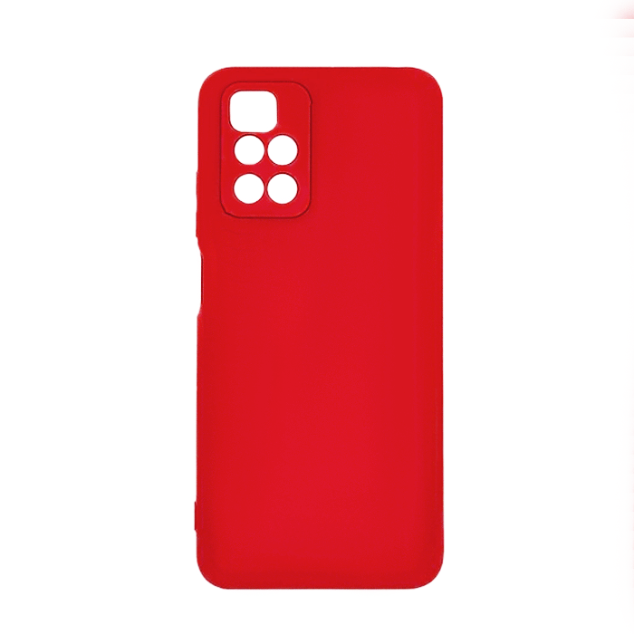 Θήκη Πλάτης Σιλικόνης Back Cover για Xiaomi Redmi 10 2022 Χρώμα : Κόκκινο