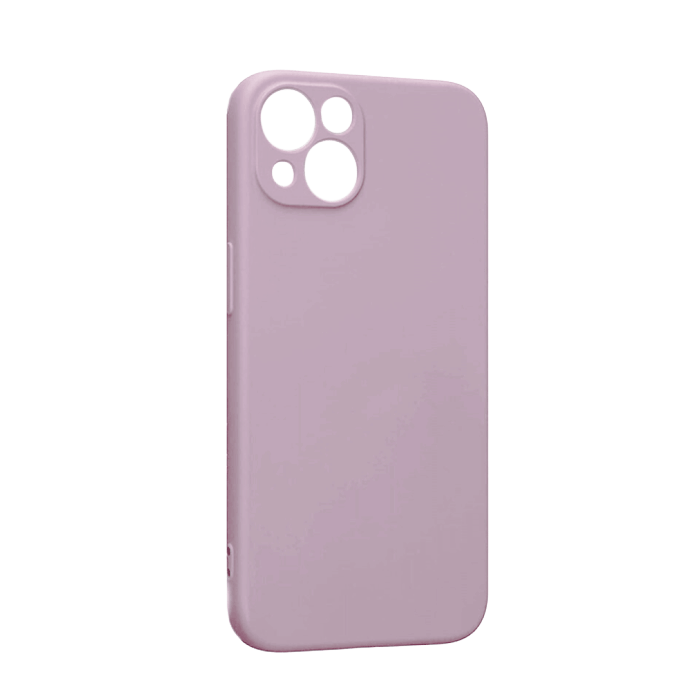 Θήκη Πλάτης Σιλικόνης Back Cover για IPhone 13 - Χρώμα : Μωβ