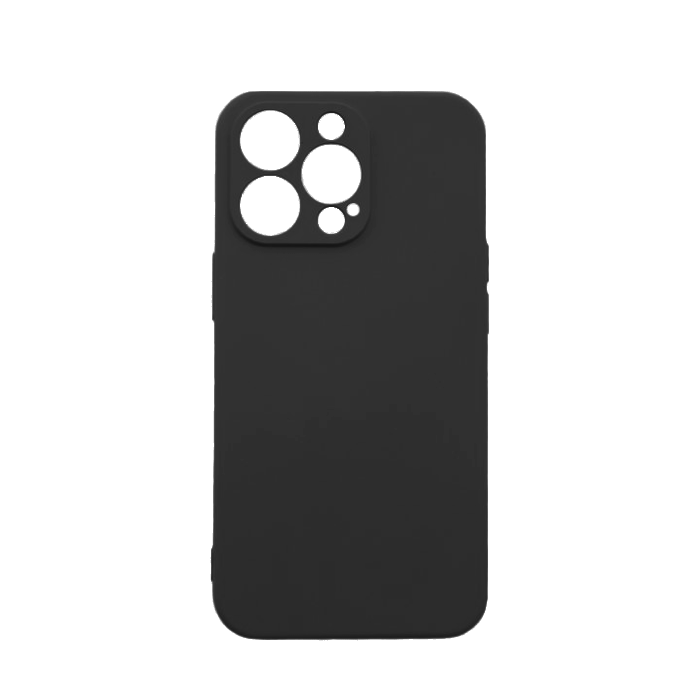 Θήκη Πλάτης Σιλικόνης Back Cover για IPhone 12 Pro Max - Χρώμα : Μαυρο
