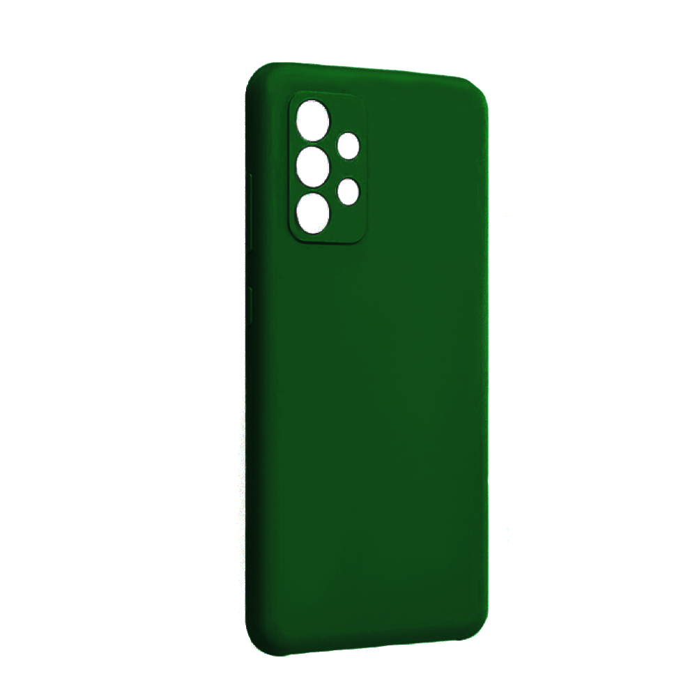 Θήκη Πλάτης Σιλικόνης Back Cover για Samsung A52 4G/ 5G/ A52s - Χρώμα : Σκούρο Πράσινο