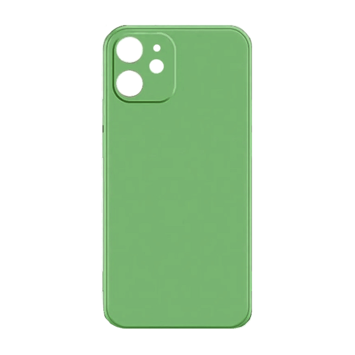 Θήκη Πλάτης Σιλικόνης Back Cover για IPhone 12 / 12 Pro - Χρώμα : Πράσινο