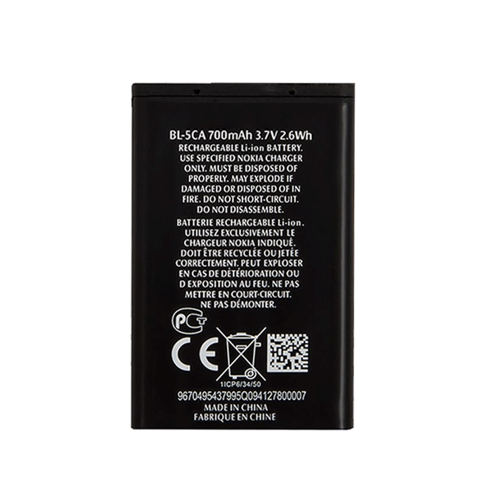 Μπαταρία Συμβατή BL-5CA Για Nokia 1110 / 1111 / 1112 / 1200 / 1208 / 1680 High Quality - 700mAh