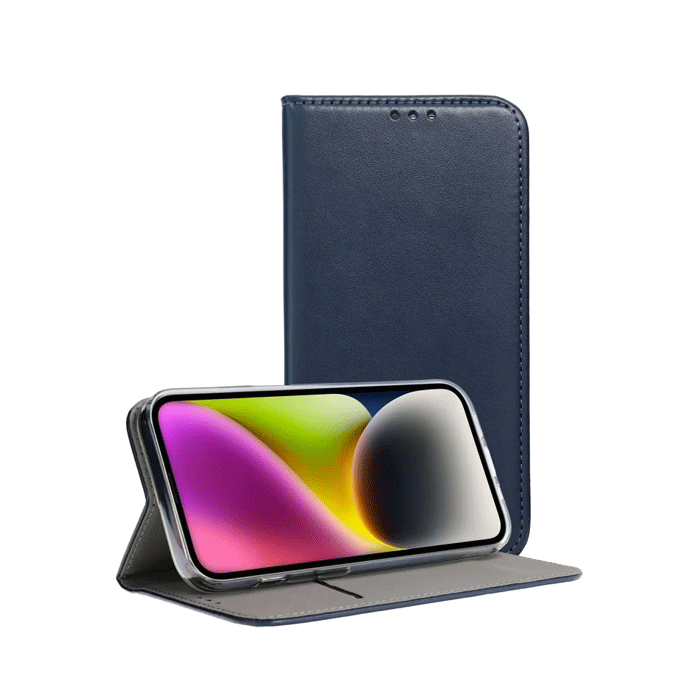 Smart Magnetic case / Θήκη Βιβλίο Για Samsung Galaxy S24 Plus Σκούρο Μπλε