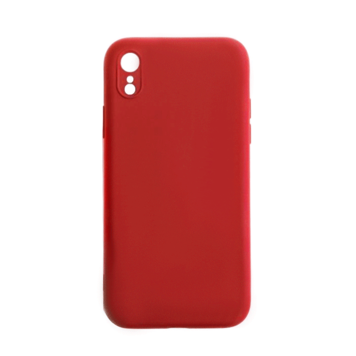Θήκη Πλάτης Σιλικόνης TPU Back Cover για IPhone XR - Χρώμα : Κόκκινο