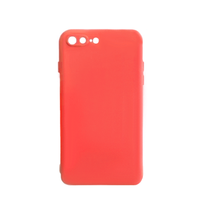 Θήκη Πλάτης Σιλικόνης TPU Back Cover για 7 Plus / 8 Plus - Χρώμα : Κόκκινο