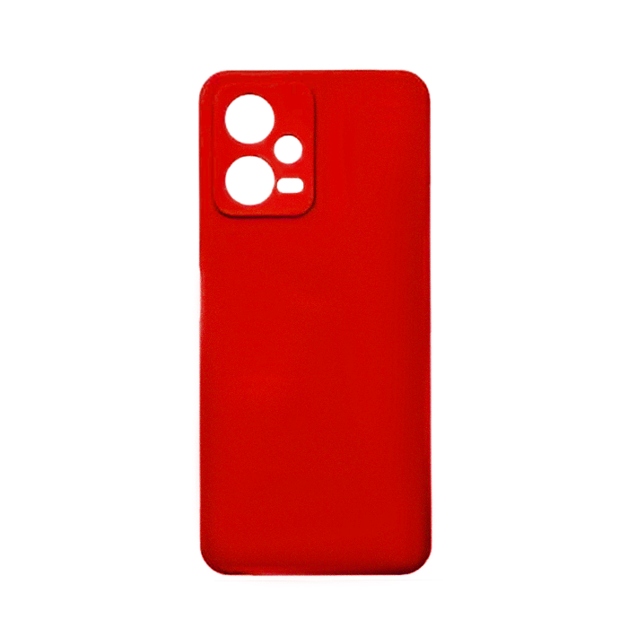 Θήκη Πλάτης Σιλικόνης Back Cover για Xiaomi Redmi Note 12 5G Χρώμα : Κόκκινο