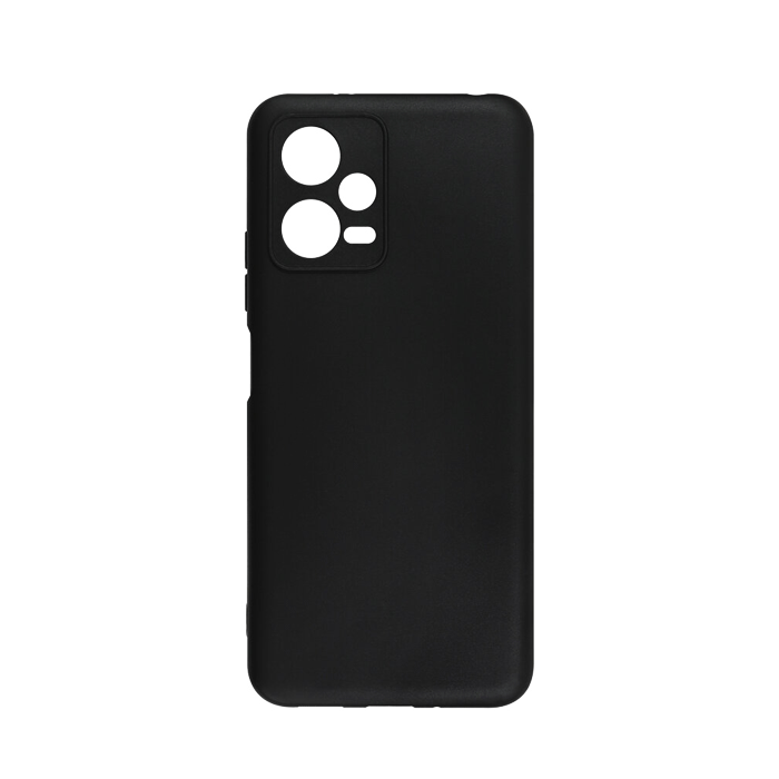 Θήκη Πλάτης Σιλικόνης Back Cover για Xiaomi Redmi Note 12 5G Χρώμα : Μαυρο