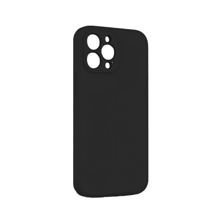 Θήκη Πλάτης Σιλικόνης Back Cover για IPhone 15 Pro - Χρώμα : Μαυρο