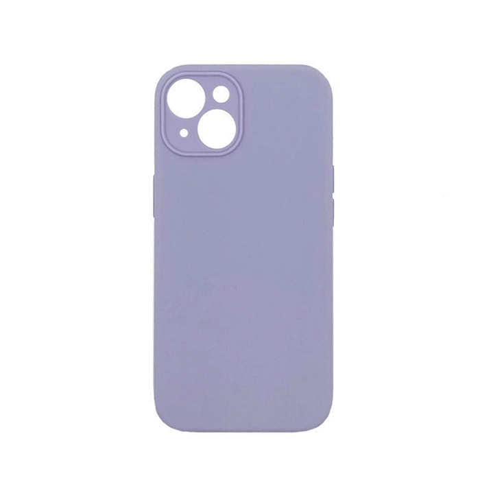 Θήκη Πλάτης Σιλικόνης Back Cover για IPhone 15 - Χρώμα : Μωβ
