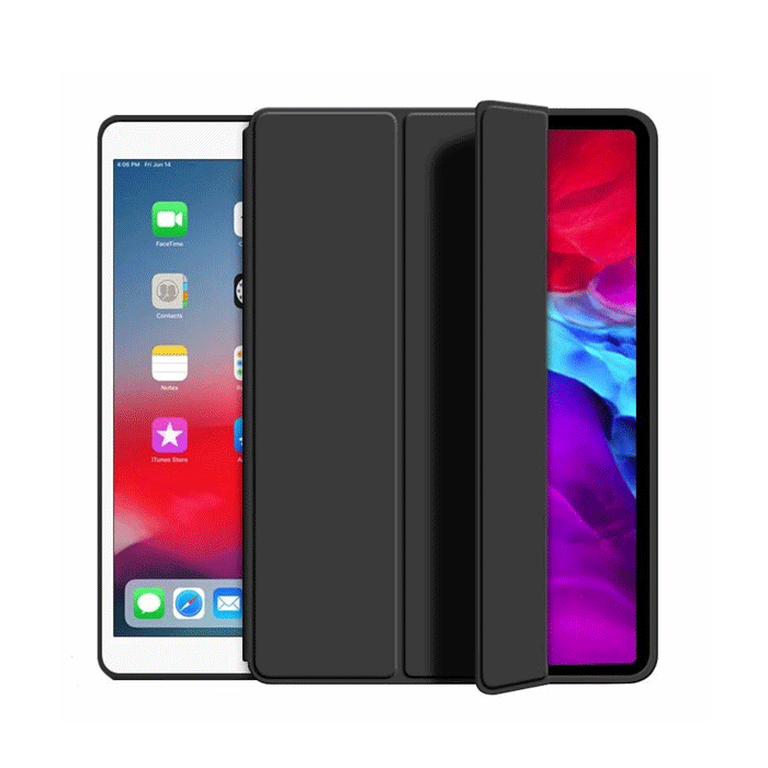 Θήκη Slim PD Smart Tri-Fold Cover HQ Με Pen Case για Xiaomi Redmi Pad Pro / Pad 7 Pro 12.1 - Χρώμα: Μάυρο