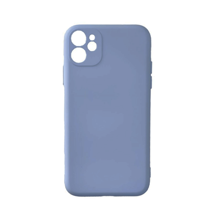 Θήκη Πλάτης Σιλικόνης Back Cover για IPhone 11 - Χρώμα : Μωβ