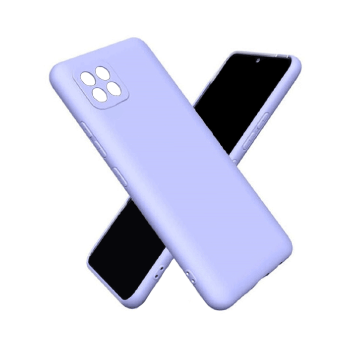 Θήκη Πλάτης Σιλικόνης Back Cover για Samsung A22 5G - Χρώμα : Μωβ