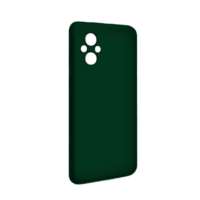 Θήκη Πλάτης Σιλικόνης Back Cover για Xiaomi Poco M5 Χρώμα : Σκούρο Πράσινο