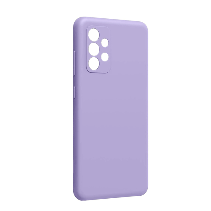 Θήκη Πλάτης Σιλικόνης Back Cover για Samsung A52 4G/ 5G/ A52s - Χρώμα : Μωβ