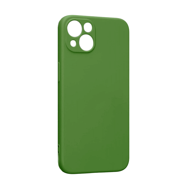 Θήκη Πλάτης Σιλικόνης Back Cover για IPhone 13 - Χρώμα : Πράσινο