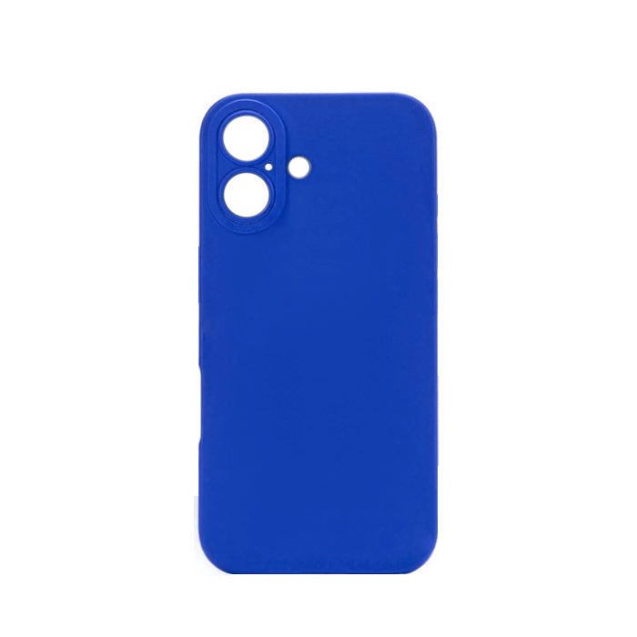 Θήκη Πλάτης Σιλικόνης TPU Back Cover για Iphone 16 Plus - Χρώμα : Σκούρο Μπλέ