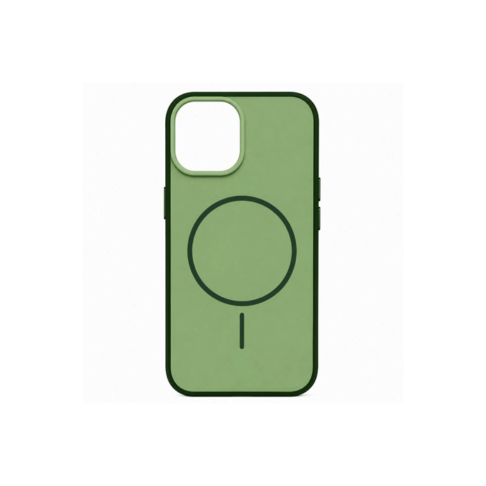 Magsafe Back Cover / Μαγνητική Θήκη HQ Για Iphone 11 - Χρώμα : Πράσινο