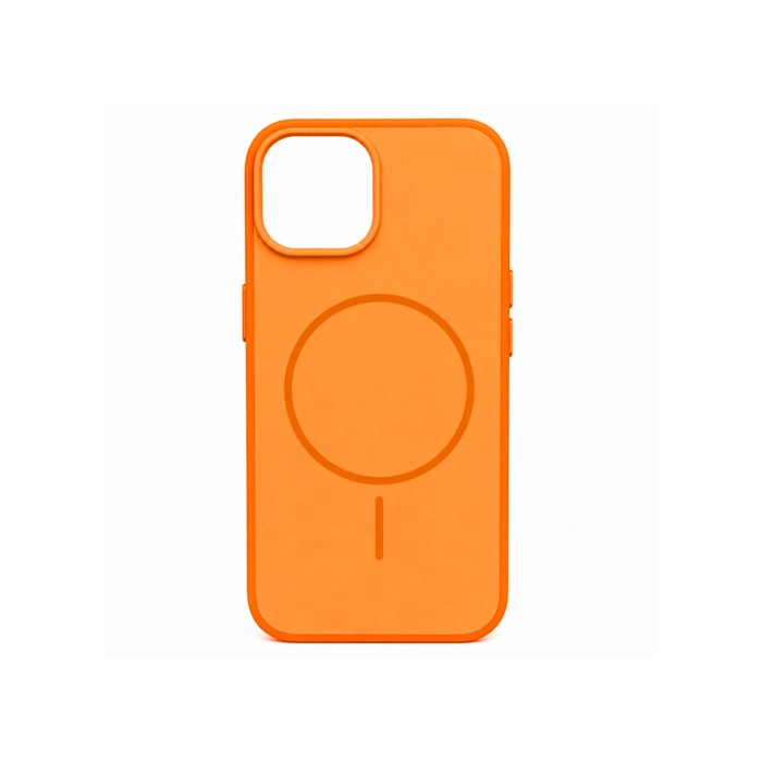 Magsafe Back Cover / Μαγνητική Θήκη HQ Για Iphone 11 - Χρώμα : πορτοκαλί