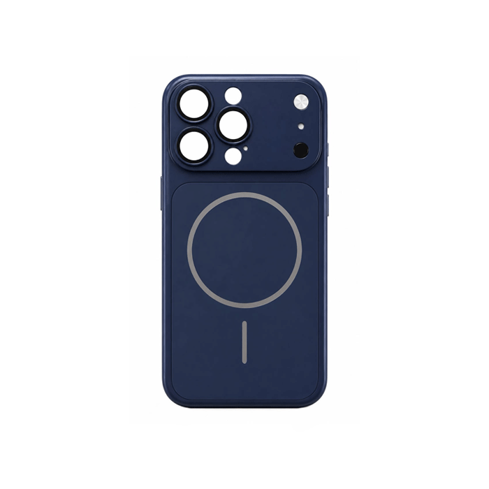 Magsafe Back Cover / Μαγνητική Θήκη Μετατροπή Από Iphone 13 Pro Max Σε Iphone 17 PM Με Τζαμάκι Κάμερας προστασίας - Χρώμα : Μπλε