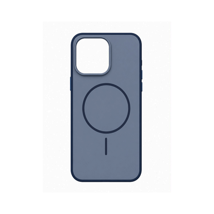 Magsafe Back Cover / Μαγνητική Θήκη HQ Για Iphone 12 Pro Max - Χρώμα : Σκούρο Μπλε