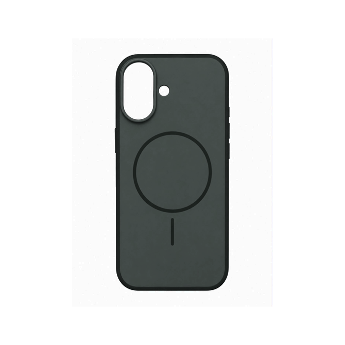 Magsafe Back Cover / Μαγνητική Θήκη HQ Για Iphone 16 - Χρώμα : Μαυρο