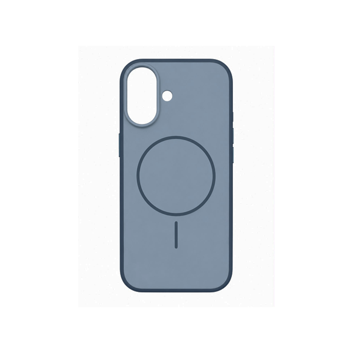 Magsafe Back Cover / Μαγνητική Θήκη HQ Για Iphone 16 - Χρώμα : Σκούρο Μπλε