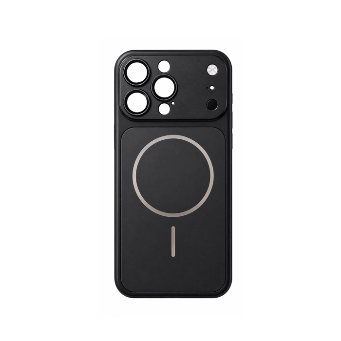 Magsafe Back Cover / Μαγνητική Θήκη Μετατροπή Από Iphone 13 Pro Max Σε Iphone 17 PM Με Τζαμάκι Κάμερας προστασίας - Χρώμα : Μαυρο