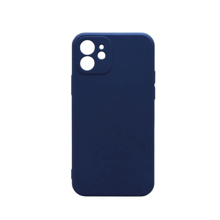Θήκη Πλάτης Σιλικόνης Back Cover για IPhone 11 - Χρώμα : Σκούρο Μπλε