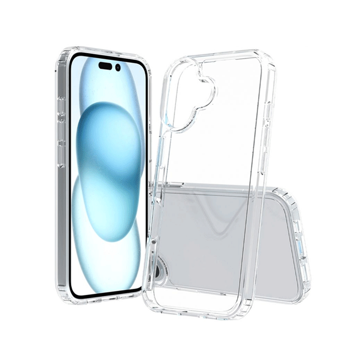 Θήκη Πλάτης Σιλικόνης 2mm Back Cover για Iphone 16 - Χρώμα : Διάφανο