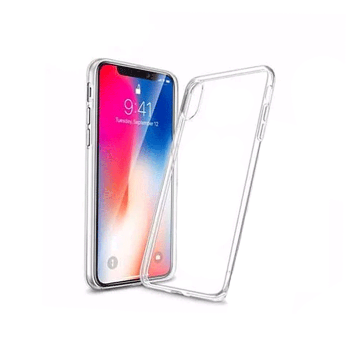 Θήκη Πλάτης Σιλικόνης 2mm Back Cover για Iphone X / XS - Χρώμα : Διάφανο