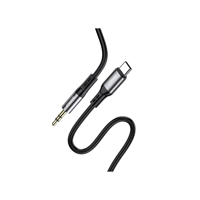 JOKADE JA106 Καλώδιο Type-C To AUX 3.5mm Cable - Χρώμα: Μαύρο