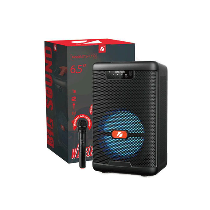 Wireless Speaker KTS-1330 Bluetooth RGB / Ασύρματο Ηχείο Χρώμα : Μαυρο